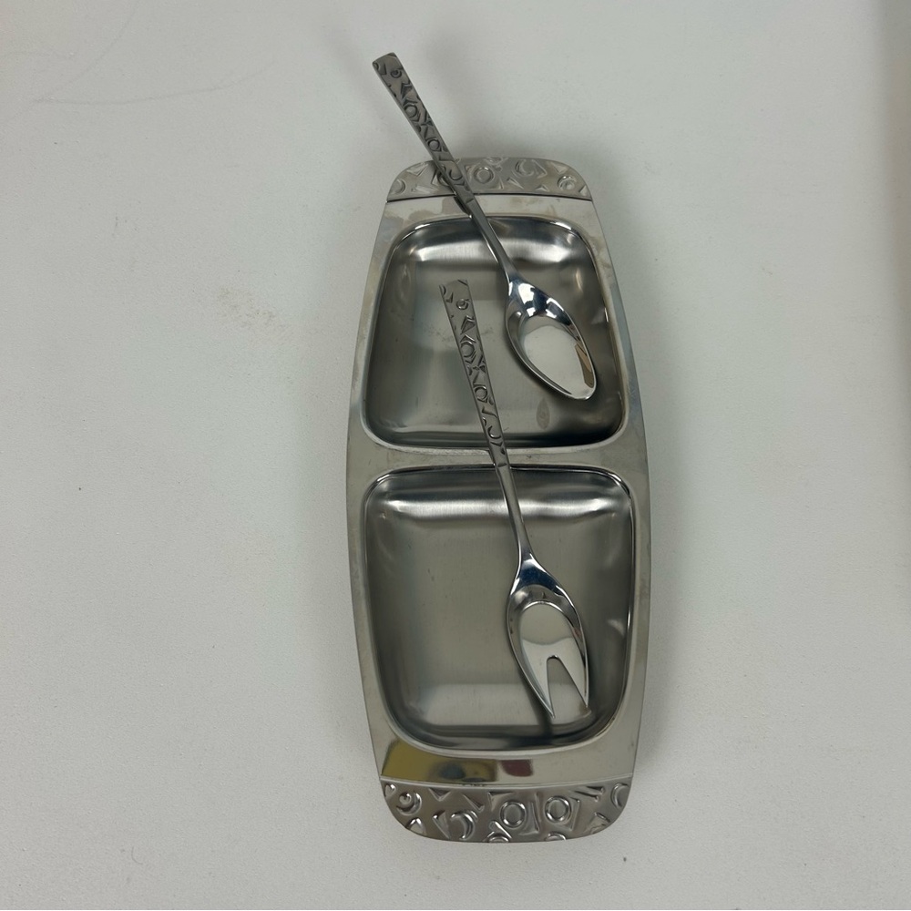 Navaho Gift Set 1847 Rogers Bros. Stainless Steel Serving Dish, 18 8 Stainless